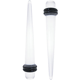 2G Clear UV Acrylic Straight Taper Set