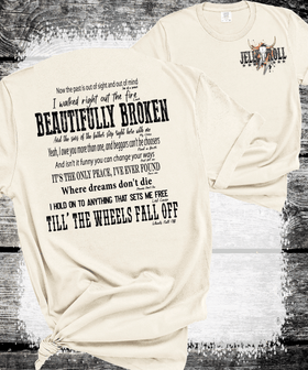 Comfort Colors® Beautifully Broken Country Music-Inspired Jelly Roll Lyrics,…