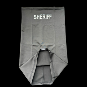 VisiBlue Neck Gaiter- BLACK SHERIFF