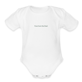 Pure from the Start Organic Short Sleeve Baby Bodysuit