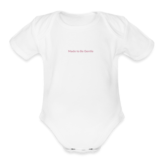 Made to be Gentle Organic Short Sleeve Baby Bodysuit