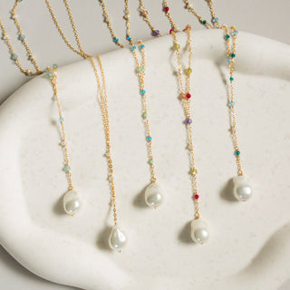 PARKEN JEWELRY Pearl Gossamer Necklaces