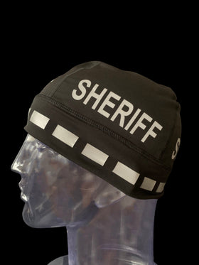VisiBlue The Police Beanie - Black “SHERIFF”