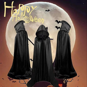 Halloween Wizard Cloak - Children's Hooded Cape Costume