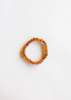 Raw Cognac Baltic Amber || Adult Bracelet