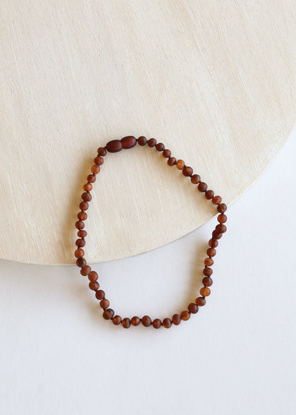 CanyonLeaf Raw Cognac Baltic Amber || Necklace — main product shot
