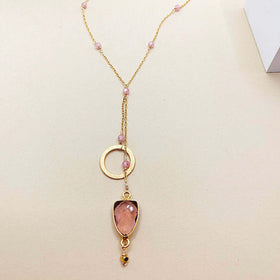 PARKEN JEWELRY Rhodolite Garnet Ballet Necklace