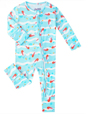 Posh TOT Teddy Bear Love Bamboo Shorty Romper CINCO DE MAYO PROMO - FINAL SALE