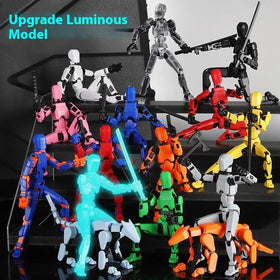 Multi-Jointed Shapeshift Robot - 3D Printed Action Model Toy