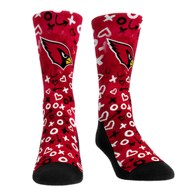 Rock 'Em Socks Arizona Cardinals - Valentine's Day Hearts