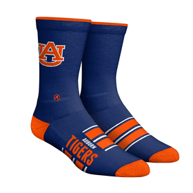 Rock 'Em Socks Auburn Tigers - Gametime Stripe (Knitted)