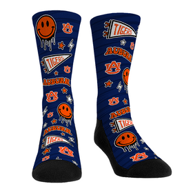 Rock 'Em Socks Auburn Tigers - Smiley Stickers