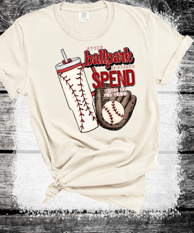 Ballpark is where I spend most of my days Baseball MOM, Stanley Cup, Baseball…