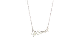 Mama Necklace Silver
