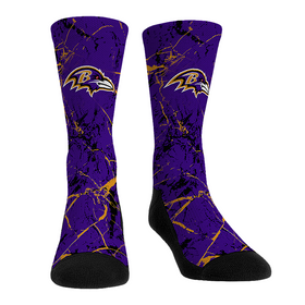 Rock 'Em Socks Baltimore Ravens - Cracked Marble