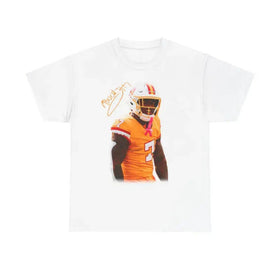 Bucky Irving Black Distressed Jersey T-Shirt
