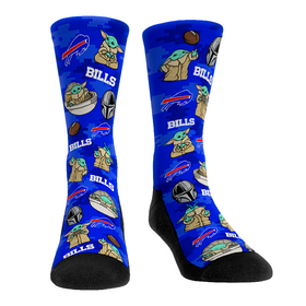 Rock 'Em Socks Buffalo Bills - Star Wars - Grogu All-Over