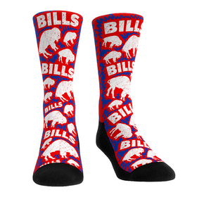 Rock 'Em Socks Buffalo Bills - Throwback Logo Sketch