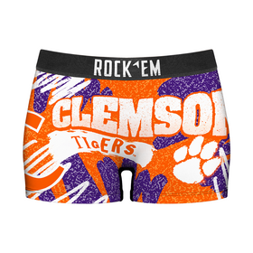 Rock 'Em Socks Women's Boy Shorts - Clemson Tigers - Team Blast