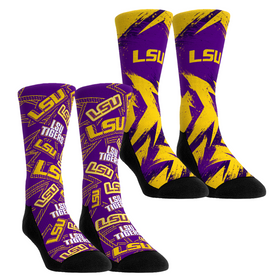 Rock 'Em Socks LSU Tigers - Game Day 2-Pack