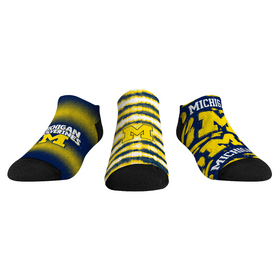 Michigan Wolverines - Low Cut - Make Some Noise (3-Pack)