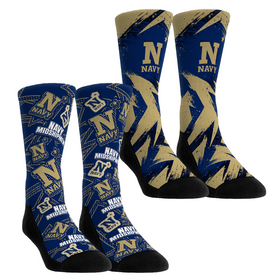 Rock 'Em Socks Navy Midshipmen - Game Day 2-Pack