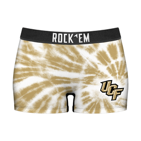 Rock 'Em Socks Women's Boy Shorts - UCF Knights - Team Tie Dye