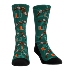 Rock 'Em Socks Miami Hurricanes - Belt All-Over
