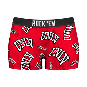 Rock 'Em Socks Women's Boy Shorts - UNLV Rebels - Logo All-Over