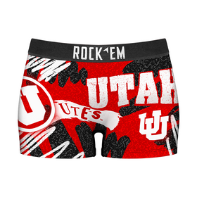Rock 'Em Socks Women's Boy Shorts - Utah Utes - Team Blast