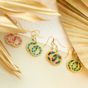 PARKEN JEWELRY Mini Halo Earrings