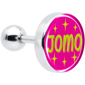 16G 1/4 Pink JOMO Tragus Cartilage Earring by Onyx O