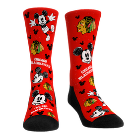 Rock 'Em Socks Chicago Blackhawks - Disney - Mickey Sketch