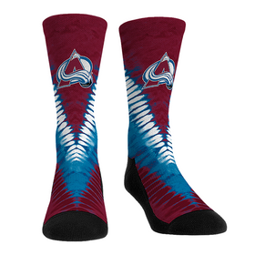 Rock 'Em Socks Colorado Avalanche - V Shape Tie Dye