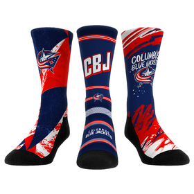 Rock 'Em Socks Columbus Blue Jackets - Power Play 3-Pack
