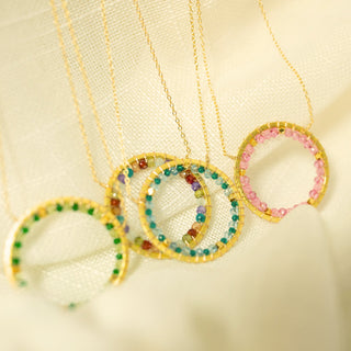 PARKEN JEWELRY Halo Necklace
