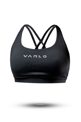 Women's SOHO Cross Back Sports Bra (Black)