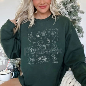 Coquette Secret Message Holiday Sweatshirt – Subtle Anti-Establishment Liberal Protest Tee