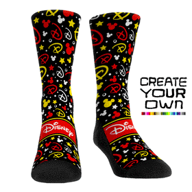 Rock 'Em Socks Creator Studio - Disney Logo All-Over