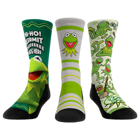 Rock 'Em Socks Kermit the Frog - 3-Pack