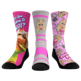 Rock 'Em Socks Miss Piggy - 3-Pack