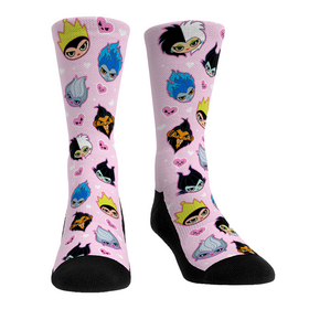 Rock 'Em Socks Disney Villains - Villaintine's Chibi (Pink)