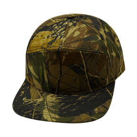 Blank 7 Panel Hat — Rust Tree Camo (Unisex)
