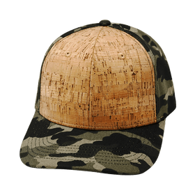 Blank 6 Panel Hat — Cork Tan Tree Camo (Unisex)
