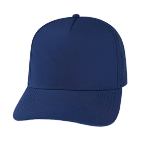 Blank - 5 Panel - Structured - Navy (Unisex) - Laser Mesh