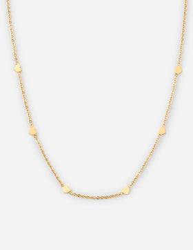 Dainty Heart Link Necklace