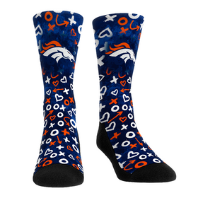 Rock 'Em Socks Denver Broncos - Valentine's Day Hearts