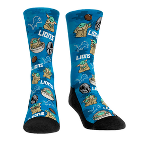 Rock 'Em Socks Detroit Lions - Star Wars - Grogu All-Over