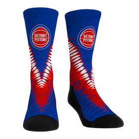 Rock 'Em Socks Detroit Pistons - V Shape Tie Dye