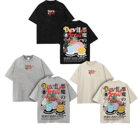 Devil Fruit One Piece Washed Tee